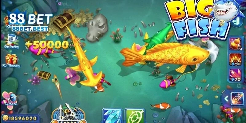 Bắn Cá Đổi Thưởng - Game Bắn Cá Hot Nhất Tại Nhà Cái 88bet 3 Các loại vũ khí và tính năng đặc biệt trong Game Bắn Cá Đổi Thưởng